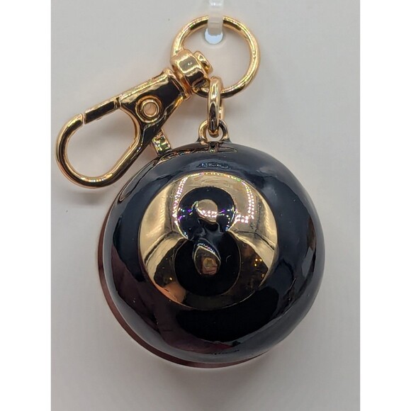 NEW Kate Spade NY x Target  Magic Lucky 8 Ball Fries Bag Charm Keychain IN HAND - Picture 4 of 4